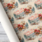 Christmas Cowboy Wrapping Paper, Giddy Up Rudolph Wrapping Paper Rolls, Xmas Gift Wrap For Cowboys