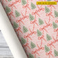 Vintage Personalized Christmas Bows Wrapping Paper, A Pretty Little Christmas Wrapping Paper Rolls, Xmas Gift Wrap