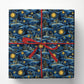 Christmas Starry Night Wrapping Paper, Van Gogh Inspired Snowy Winter Village Wrapping Paper Rolls, Xmas Gift Wrap