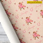 Personalized Christmas Cowgirl Wrapping Paper, Pink Cowgirl With Presents Wrapping Paper Rolls, Xmas Gift Wrap For Cowgirls
