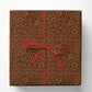 Western Tooled Leather Wrapping Paper, Brown Floral Embossed Leather Pattern Wrapping Paper Rolls, Gift Wrap For Cowboys & Cowgirls