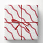 Baseball Stitch Wrapping Paper, Red And White Sports Wrapping Paper Rolls, Gift Wrap For Baseball Lover