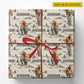 Western Personalized Shirtless Cowboy Wrapping Paper, A Little Country Heat Wrapping Paper Rolls, Gift Wrap For Cowboys
