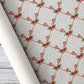 Christmas Lacrosse Wrapping Paper, Lacrosse Sticks And Red Bows Wrapping Paper Rolls, Xmas Gift Wrap For Lacrosse Lover