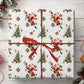 Funny Christmas Lacrosse Wrapping Paper, Santa Claus Playing Lacrosse Wrapping Paper Rolls, Xmas Gift Wrap For Lacrosse Lover