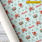 Personalized Christmas Hockey Wrapping Paper, Santa Ice Hockey Player And Goalie Wrapping Paper Rolls, Xmas Gift Wrap For Hockey Lover