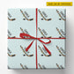 Personalized Christmas Hockey Wrapping Paper, A Slapshot Of Christmas Cheer Wrapping Paper Rolls, Xmas Gift Wrap For Hockey Lover