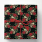 Gothic Skull & Roses Wrapping Paper, Dark Romance In Bloom Skull Wrapping Paper Rolls, Gift Wrap