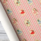 Vintage 1950s Christmas Wrapping Paper, Retro Holiday Ladies With Ornaments Wrapping Paper Rolls, Xmas Gift Wrap