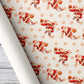 Funny Christmas Basketball Wrapping Paper, Santa Claus Slam Dunk Wrapping Paper Rolls, Xmas Gift Wrap For Basketball Lover
