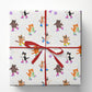 Funny Roller Skating Cats Wrapping Paper, Kittens On Roller Skates Wrapping Paper Rolls, Gift Wrap For Cat Lover
