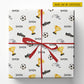 Personalized Soccer Wrapping Paper, Little Soccer Champion Wrapping Paper Rolls, Gift Wrap For Soccer Lover