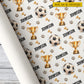 Personalized Soccer Wrapping Paper, Soccer Ball And Trophy Wrapping Paper Rolls, Gift Wrap For Soccer Lover