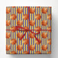 Retro Basketball Wrapping Paper, Purple And Gold Striped Basketball Wrapping Paper Rolls, Gift Wrap For Basketball Lover