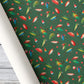 Fishing Lures Christmas Wrapping Paper, Fishing Bait Hooks and Bobbers Wrapping Paper Rolls, Birthday Xmas Wrapping Paper For Fishing Lovers