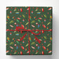 Fishing Lures Christmas Wrapping Paper, Fishing Bait Hooks and Bobbers Wrapping Paper Rolls, Birthday Xmas Wrapping Paper For Fishing Lovers
