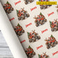 Personalized Christmas Monster Truck Wrapping Paper, Santa Claus Driving Lifted Truck Wrapping Paper Rolls, Xmas Gift Wrap For Kids