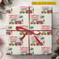 Personalized Transportation Birthday Wrapping Paper, Fire Trucks, Taxis And Airplanes Wrapping Paper Rolls, Birthday Gift Wrap For Kid