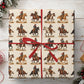 Western Cowboy Wrapping Paper, Cowboys Riding Horses Wrapping Paper Rolls, Xmas Gift Wrap For Cowboys