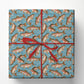 Rainbow Trout Fish Wrapping Paper, Blue Water Wrapping Paper Rolls, Birthday Xmas Wrapping Paper For Fishing Lovers