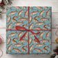 Rainbow Trout Fish Wrapping Paper, Blue Water Wrapping Paper Rolls, Birthday Xmas Wrapping Paper For Fishing Lovers