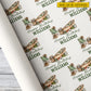 Personalized Fishing Birthday Wrapping Paper, Reel In The Birthday Fun Wrapping Paper Rolls, Gift Wrap For Fishing Lover