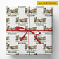 Personalized Fishing Birthday Wrapping Paper, Reel In The Birthday Fun Wrapping Paper Rolls, Gift Wrap For Fishing Lover