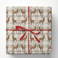 Vintage Deer Hunting Wrapping Paper, Woodland Wildlife Christmas Wrapping Paper Rolls, Xmas Gift Wrapping Paper for Deer Hunters