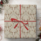 Deer Hunting Wrapping Paper, Rustic Whitetail Buck Antlers Pattern Wrapping Paper Rolls, Gift Wrap For Deer Hunting Lover