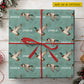 Personalized Duck Hunting Wrapping Paper, Flying Mallard Duck Wrapping Paper Rolls, Gift Wrap For Duck Hunting Lover