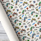 Christmas Motocross Wrapping Paper, Born to Ride Dirt Bike Racing Wrapping Paper Rolls, Xmas Gift Wrap For Motocross Lovers