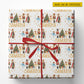 Personalized Christmas Nutcracker Wrapping Paper, Ballerina And Mouse King Wrapping Paper Rolls, Xmas Gift Wrap For Ballet Lover