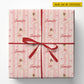 Cute Personalized Ballerina Wrapping Paper, Pink Ballet Dancer And Coquette Bows Wrapping Paper Rolls, Gift Wrap For Ballet Lover