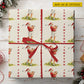 Personalized Christmas Golf Wrapping Paper, Golfing Santa Wrapping Paper Rolls, Xmas Gift Wrap For Golf Lover