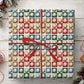 Golf Wrapping Paper, Golf Ball Checkerboard Pattern Wrapping Paper Rolls, Gift Wrap For Golf Lover