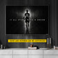 Personalized Soccer Girl Canvas Painting, It All Starts With A Dream Wall Art Decor, Poster Gift For Soccer Lovers
