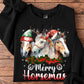 Horse Christmas Sweatshirt, Merry Horsemas Crewneck Sweatshirt Gift For Horse Lovers