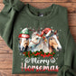 Horse Christmas Sweatshirt, Merry Horsemas Crewneck Sweatshirt Gift For Horse Lovers