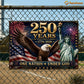 July 4th Jesus USA 250 Anniversary Metal Sign, One Nation Under God Yard Sign, House Decor Independence Day Gift For Christian