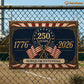 July 4th USA 250 Anniversary Metal Sign, 250 Years 1776 - 2026 Semiquincentennial Yard Sign, House Decor Independence Day Gift For American Patriot