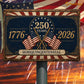 July 4th USA 250 Anniversary Metal Sign, 250 Years 1776 - 2026 Semiquincentennial Yard Sign, House Decor Independence Day Gift For American Patriot