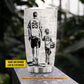 Personalized Volleyball Dad Son Tumbler, Behind Every Volleyball Player Sports Stainless Steel Tumbler, Travel Mug Tumblers Father's Day Gift For Volleyball Lovers