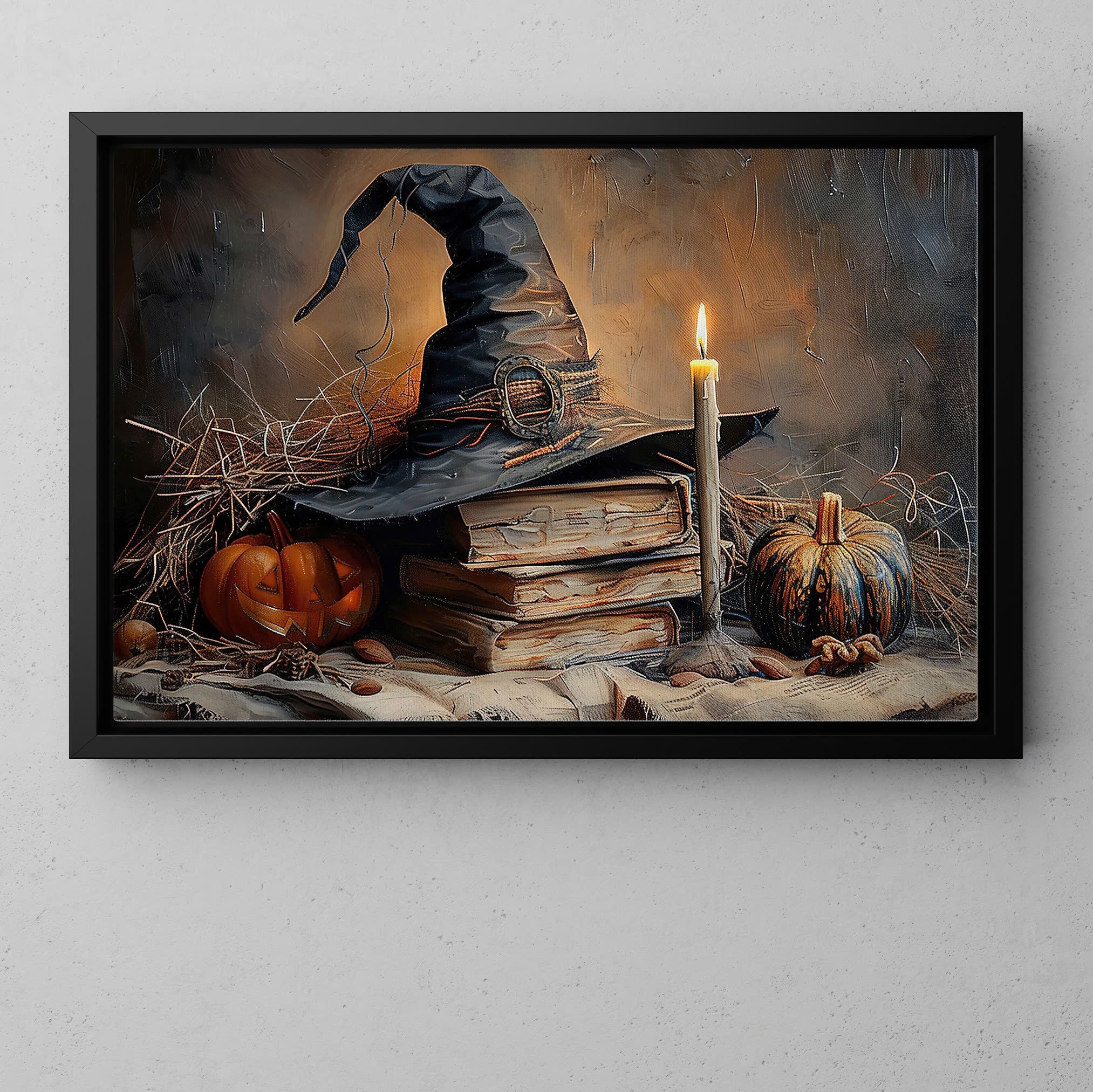 Shops Divinely Protected: Original Abstract Acrylic Painting, Witchy Art, Spooky Art