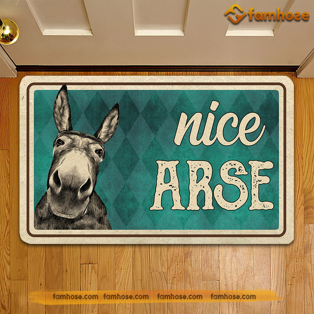 Donkey Doormat, Nice Arse Gift For Donkey Lovers, New Home Gift, Housewarming Gift, Donkey Decor