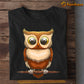 Cute Owl T-shirt, Pattern Owl Gift For Owl Lovers, Owl Owners, Owl Tees