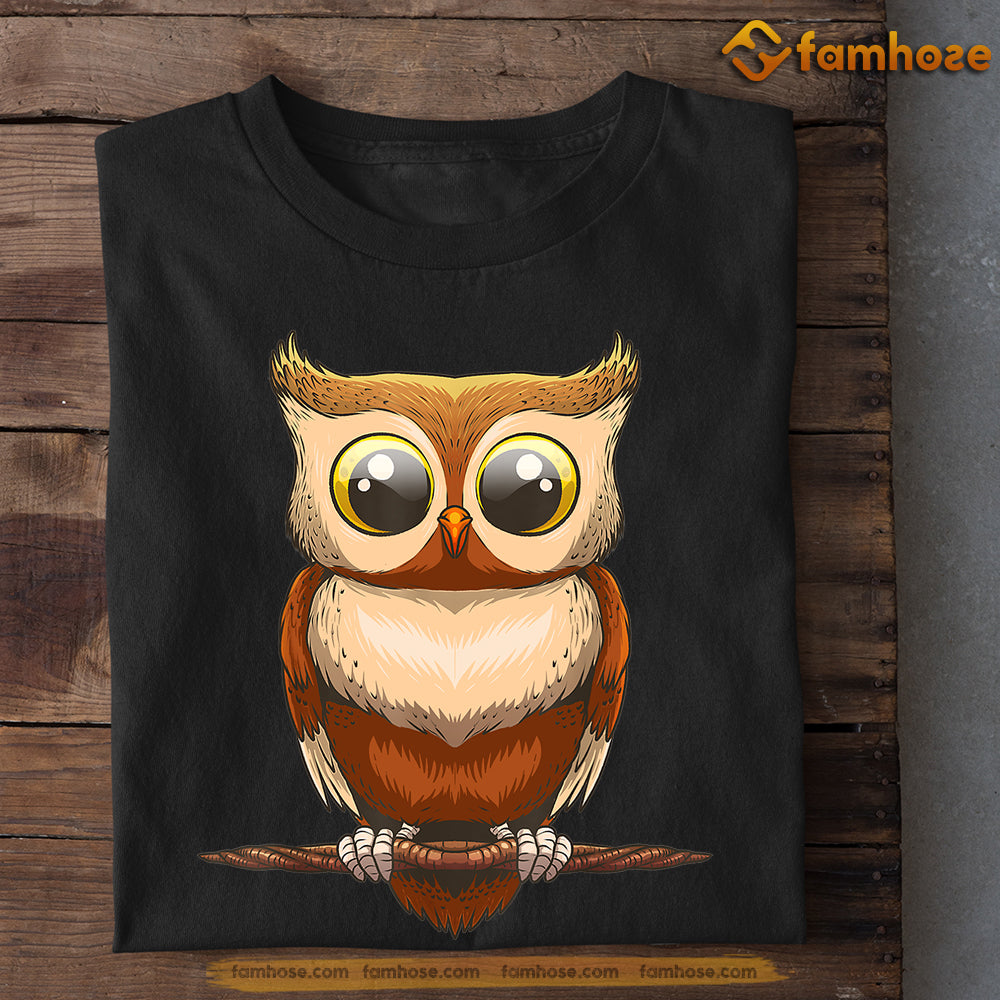 Cute Owl T-shirt, Pattern Owl Gift For Owl Lovers, Owl Owners, Owl Tees