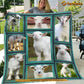 Goat Blanket, Cute Little Goat Smile Open Goat Fleece Blanket - Sherpa Blanket Gift For Goat Lover