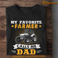 Father's Day Tractor T-shirt, My Favorite Farmer Calls Me Dad, Tractor Farmer Shirt, Gift For Grandpa, Farming Lover Gift, Farmer Tees