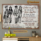 Valentine's Day Personalized Cowboy Poster/Canvas, When We Get Our Lives, Rodeo Canvas Wall Art, Poster Gift For Rodeo Lovers