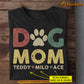 Personalized Dog T-shirt, Dog Mom, Mother's Day Gift For Dog Lovers, Dog Owners, Dog Tees
